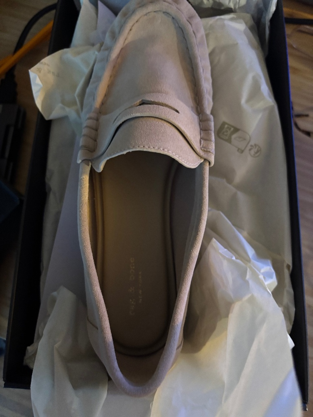 Rag and Bone Lexi Suede Penny Loafers